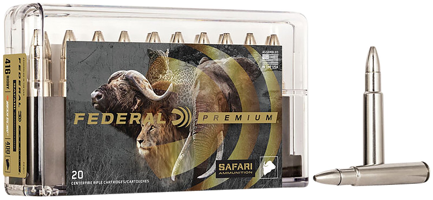 Federal Cape-Shok .416 Rigby 400-gr Trophy Bonded Bear Claw ammunition