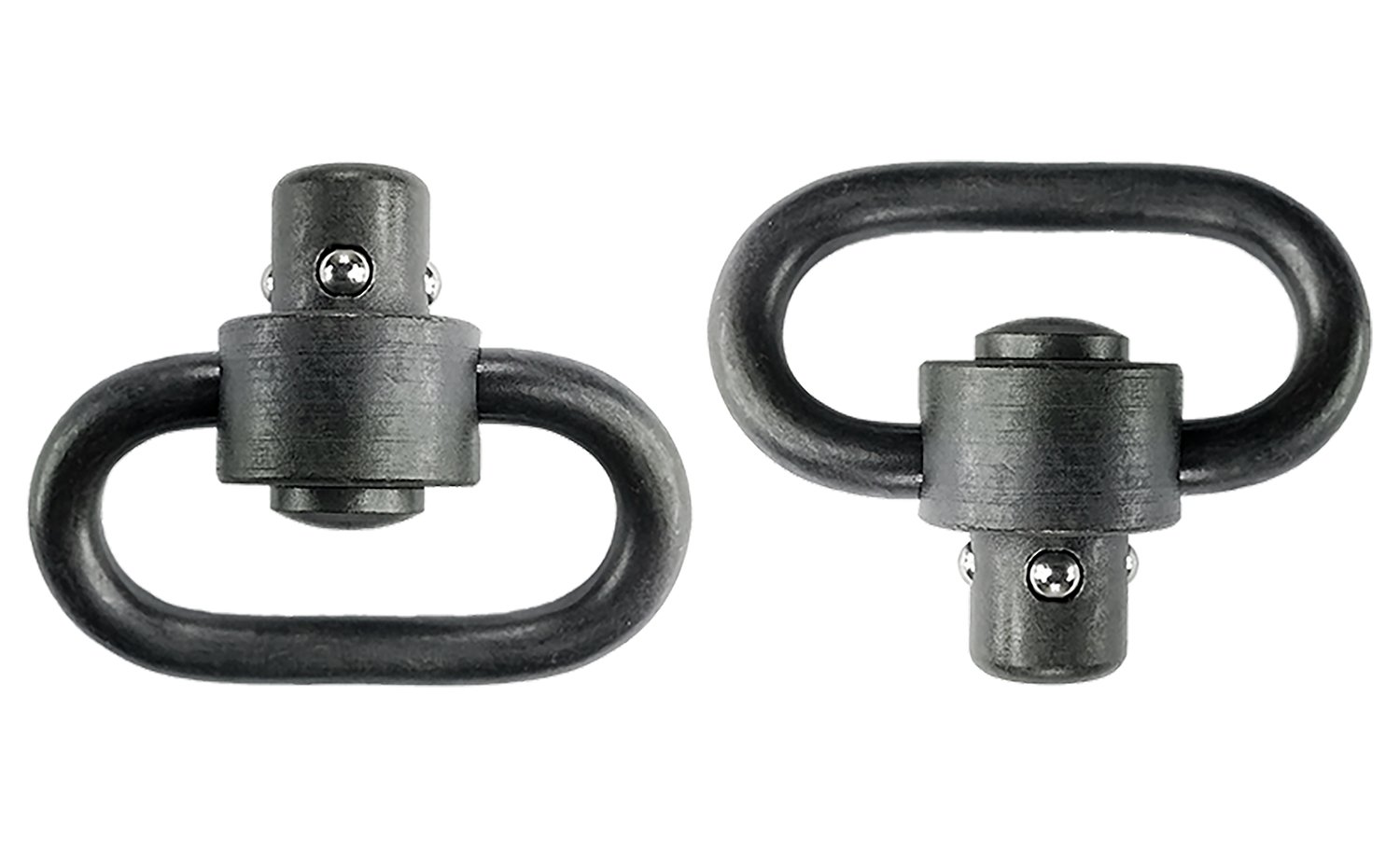 GrovTec US Inc GTSW288 Heavy Duty  1.25" Push Button Black Manganese Phosphate Steel