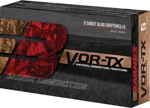 Barnes VOR-TX 20 Gauge 2.75in 250-grain Expander Tipped Slug ammunition