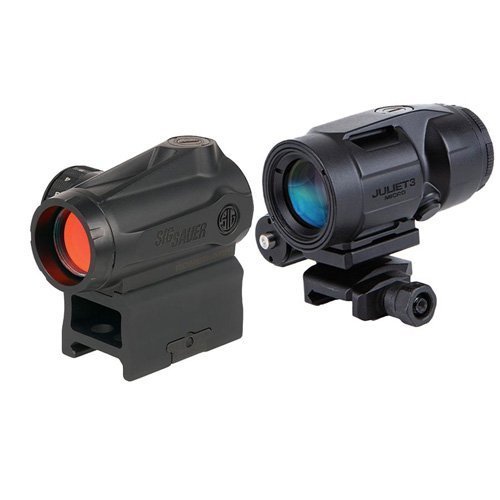 Sig Sauer Romeo-MSR Gen II and Juliet3-Micro 1x/3x 2 MOA red dot magnifier combo