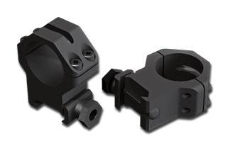 Weaver 4-Hole Skeleton Aluminum Scope Rings - Matte - 1" X-High