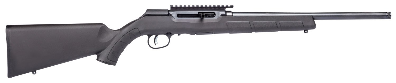 Savage Arms 47241 A22 FV-SR Semi-Auto 22 LR Caliber with 10+1 Capacity, 16.50" Threaded Barrel, Matte Black Metal Finish & Matte Black Synthetic Stock Right Hand (Full Size)