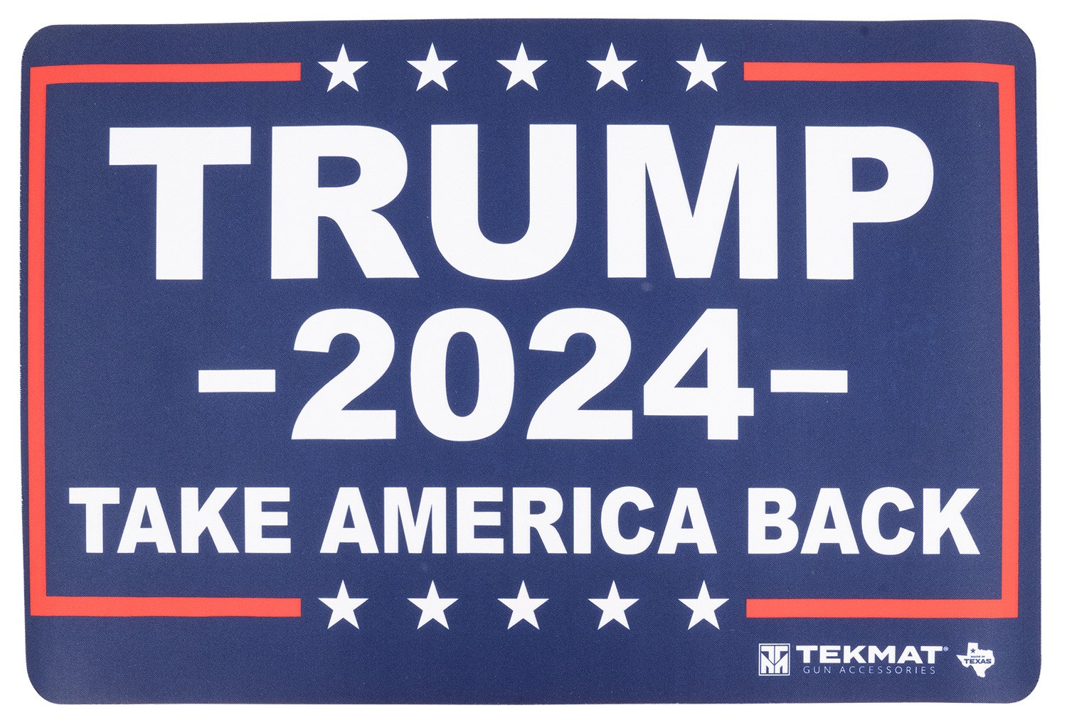 TekMat TEKR17TRUMP2024 Trump 2024 Take Back America Thermoplastic Fiber Top w/Vulcanized Rubber Back 17" x 11"