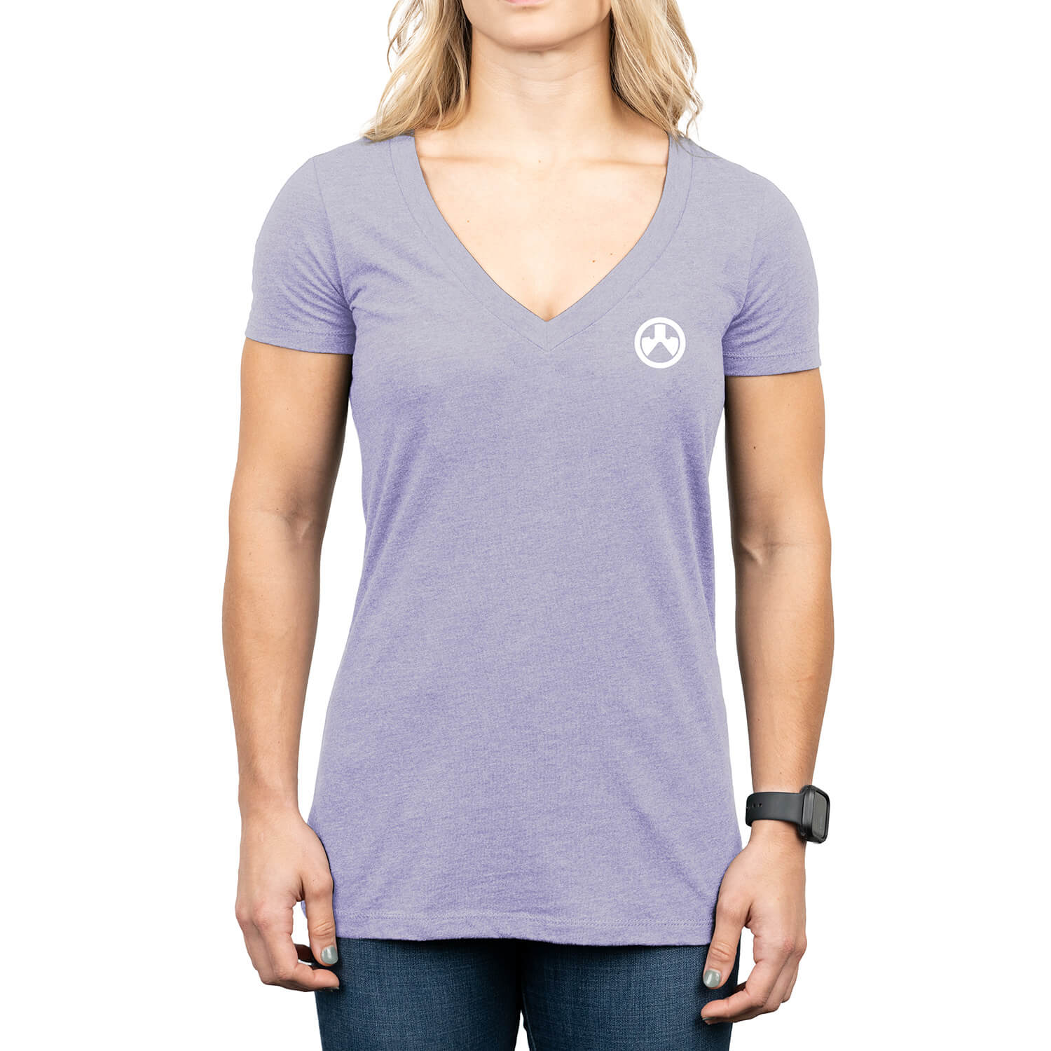Magpul MAG1343-530-L Unfair Advatange Women's Orchid Heather, Cotton/Polyester Short Sleeve, Large