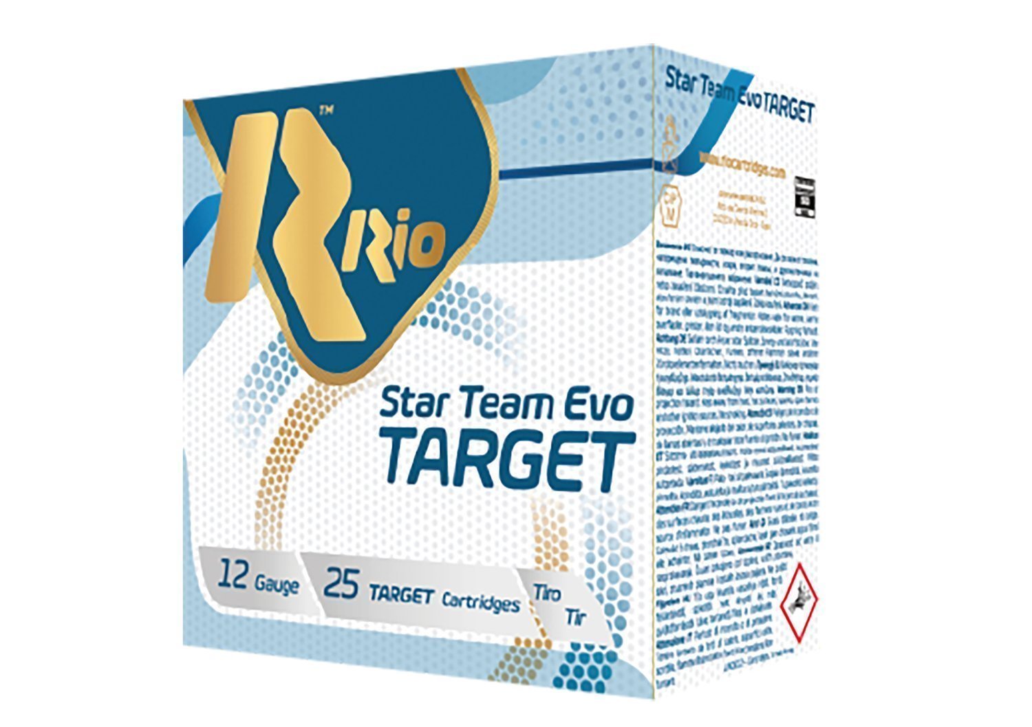 Rio Star Team Evo 12 Gauge 2-3/4" 7/8 oz #7.5 shot target ammunition