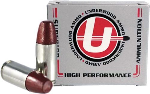 Underwood 9mm Luger +P 147-grain Hard Cast Flat Nose ammunition