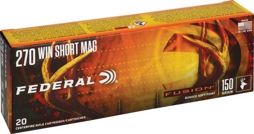 Federal Fusion 270 WSM 150 grain Fusion Soft Point ammunition