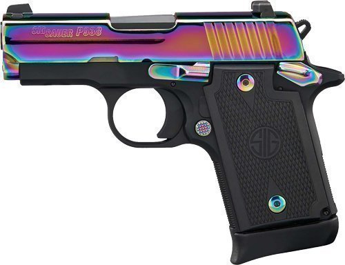 SIG Sauer P938 Rainbow Titanium 9mm concealed carry pistol