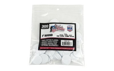 PRO-SHOT PATCH .22-.270CAL 1" 300CT