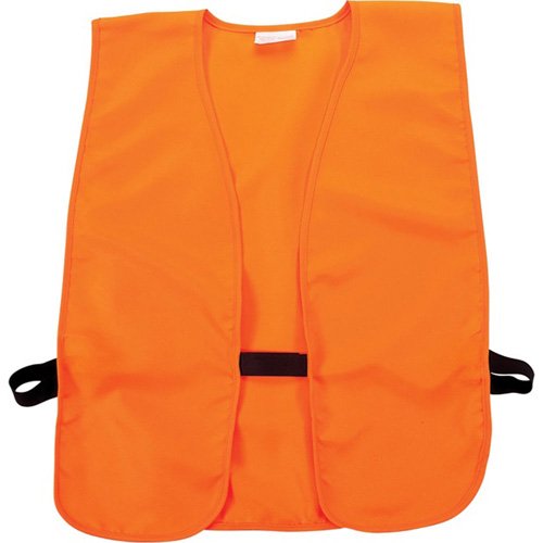 BLAZE ORANGE SAFETY VEST FOR HUNTERS