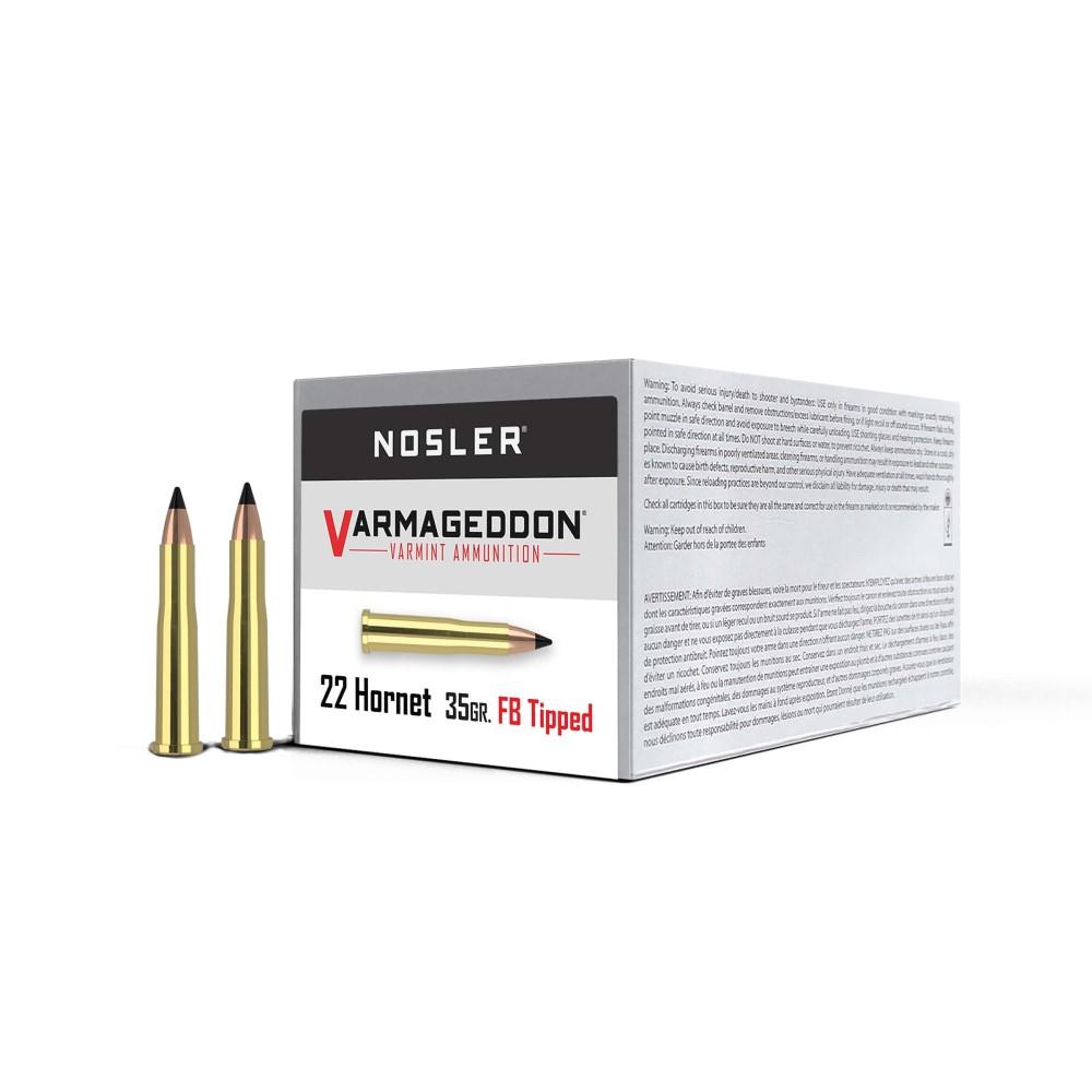 Nosler Varmageddon .22 Hornet 35 grain polymer tipped ammunition