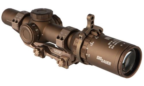 Sig Sauer Tango6T 1-6x24 LPVO rifle scope illuminated DWLR-556 reticle