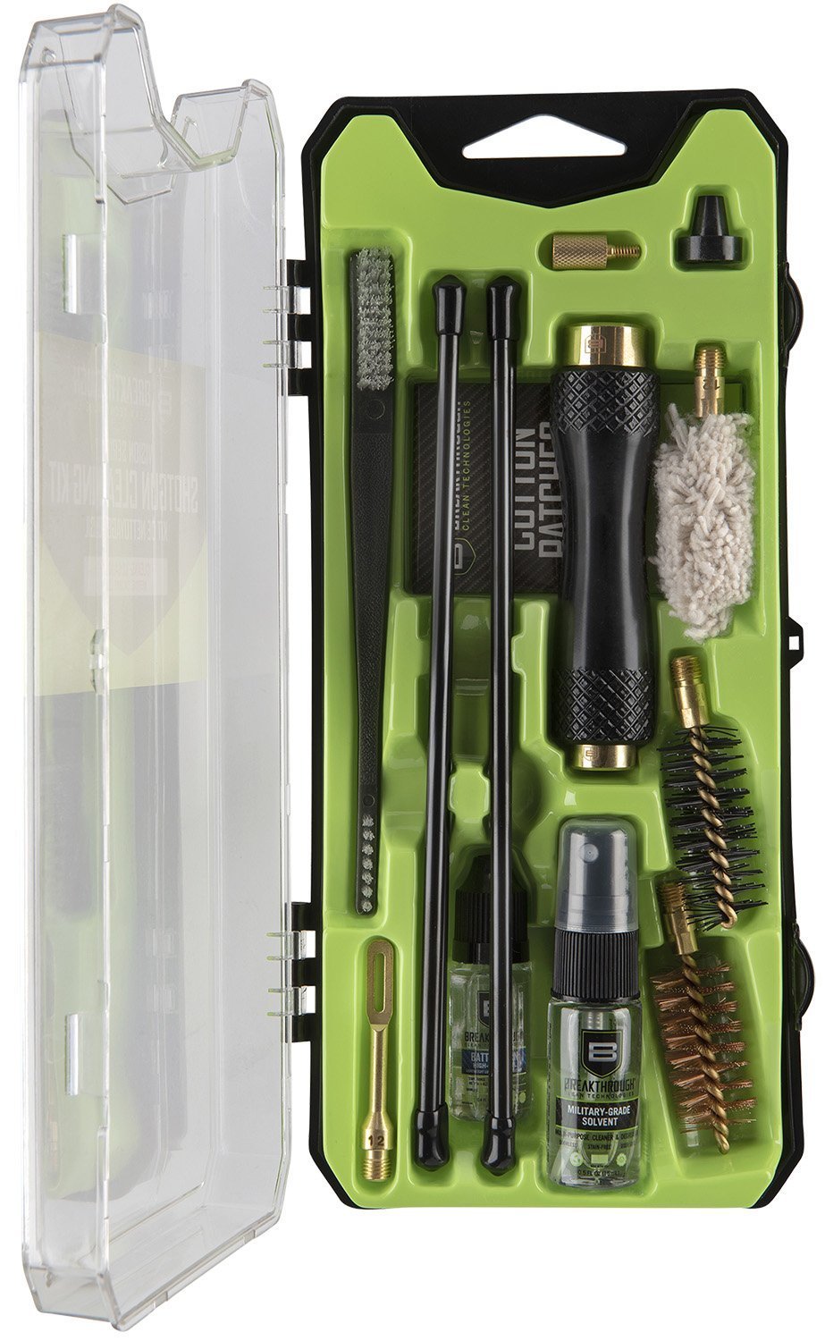 Breakthrough Clean BTCCC12G Vision Series Cleaning Kit 12 Gauge Shotgun/15 Pieces Multi-Color