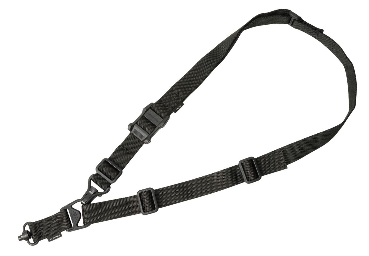 Magpul MAG515BLK MS3 Single QD Sling GEN2 Black Nylon 48"-60" OAL Adjustable One-Two Point Rifle
