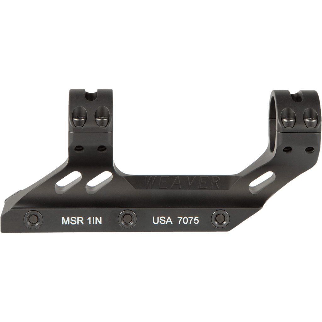 Weaver Tactical Picatinny MSR Mount Matte Black 1"" - Image 2