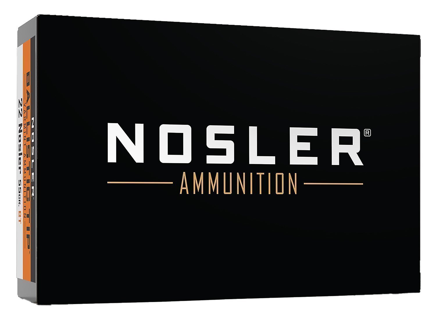 Nosler Ballistic Tip 22 Nosler 55-grain Spitzer Ballistic Tip ammunition