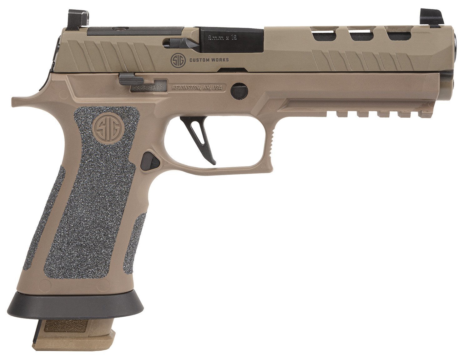 Sig Sauer P320 XFive DH3 9mm 5-inch Coyote Cerakote pistol
