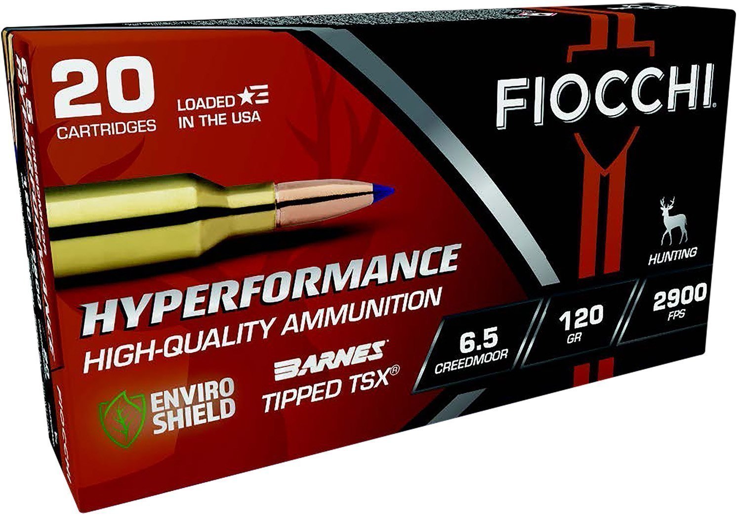 Fiocchi 6.5 Creedmoor 120-grain Barnes Tipped TSX ammunition