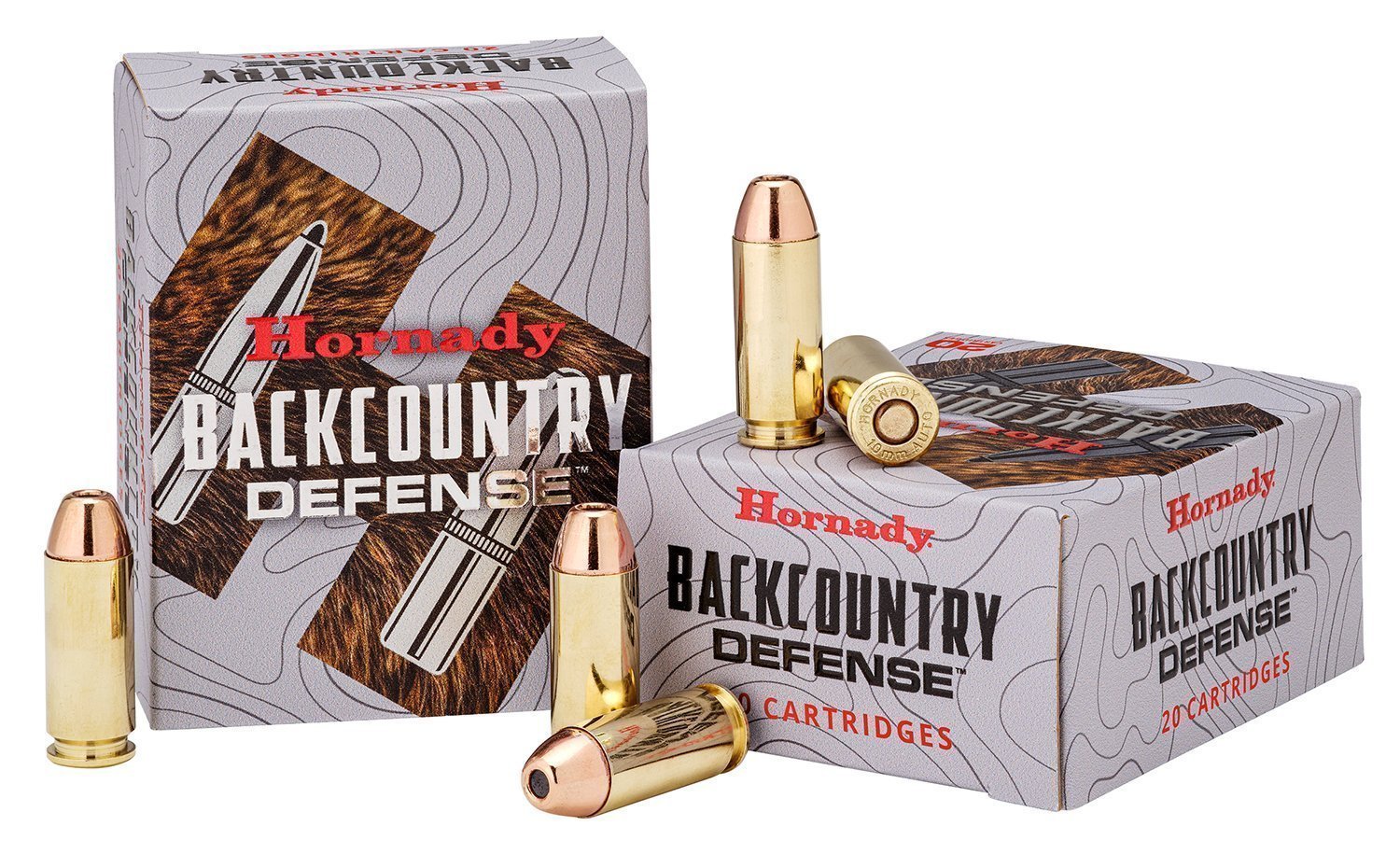 Hornady Backcountry Defense .44 Magnum 240-grain Jacketed Soft Point ammunition