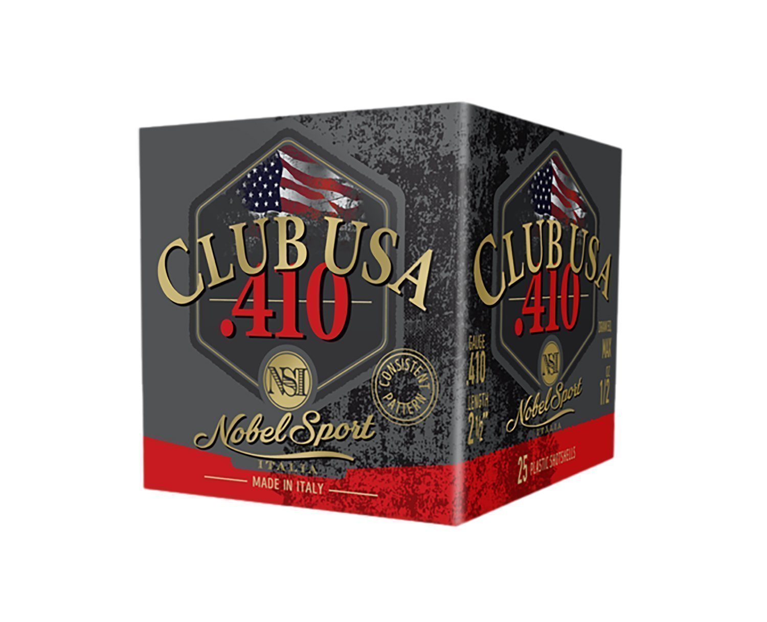 Nobel Sport Club USA .410 Gauge 2-1/2" 1/2 oz #9 shot shells
