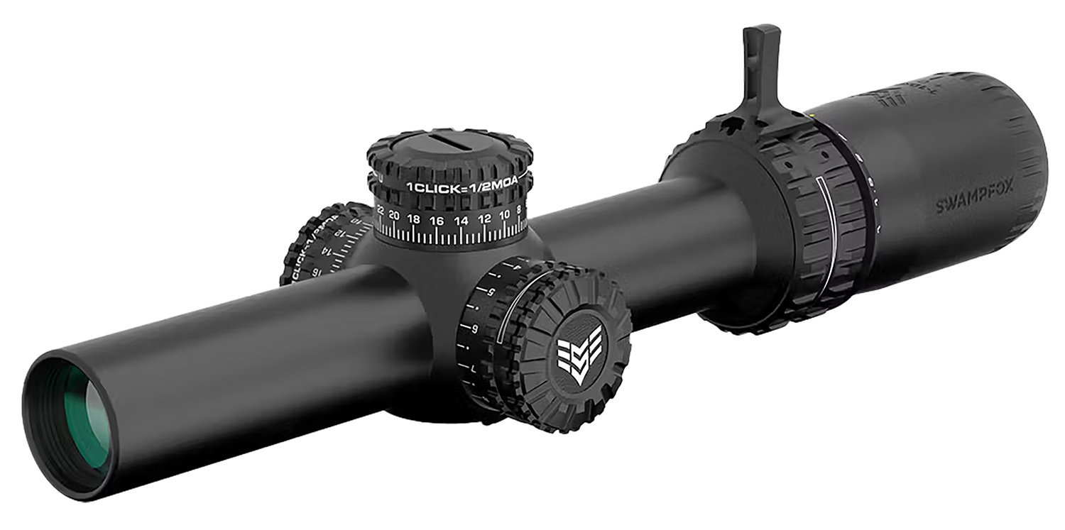 Swampfox Optics ARH16241-GB Arrowhead  Black 1-6x24mm 30mm Tube Guerrilla Dot BDC Green Reticle