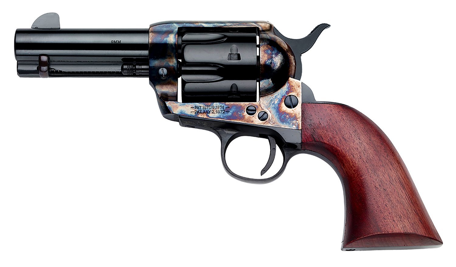 Pietta SA733024ML   9mm Luger 3.50" Walnut Grip