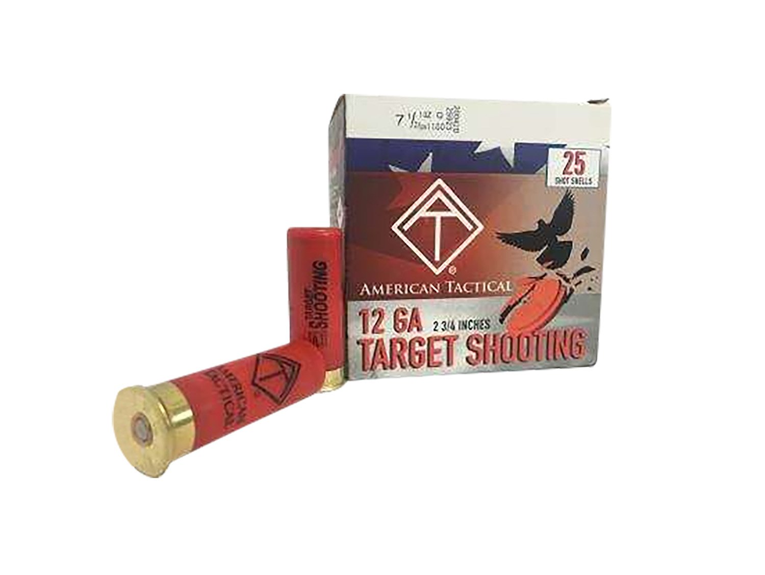 American Tactical / ATI ATIACL12T75 12 Gauge 2.75" 1oz #7.5 Shot target load