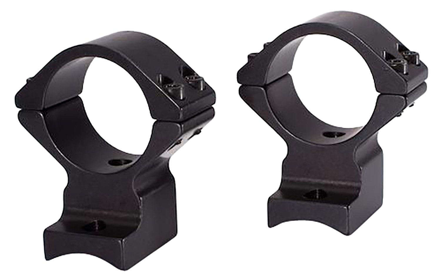 Talley 94X725 Scope Mount/Ring Combo  Extended Black Anodized 1" Tube Savage Round Receiver with AccuTrigger (110 Series/A17/A22) Medium Rings
