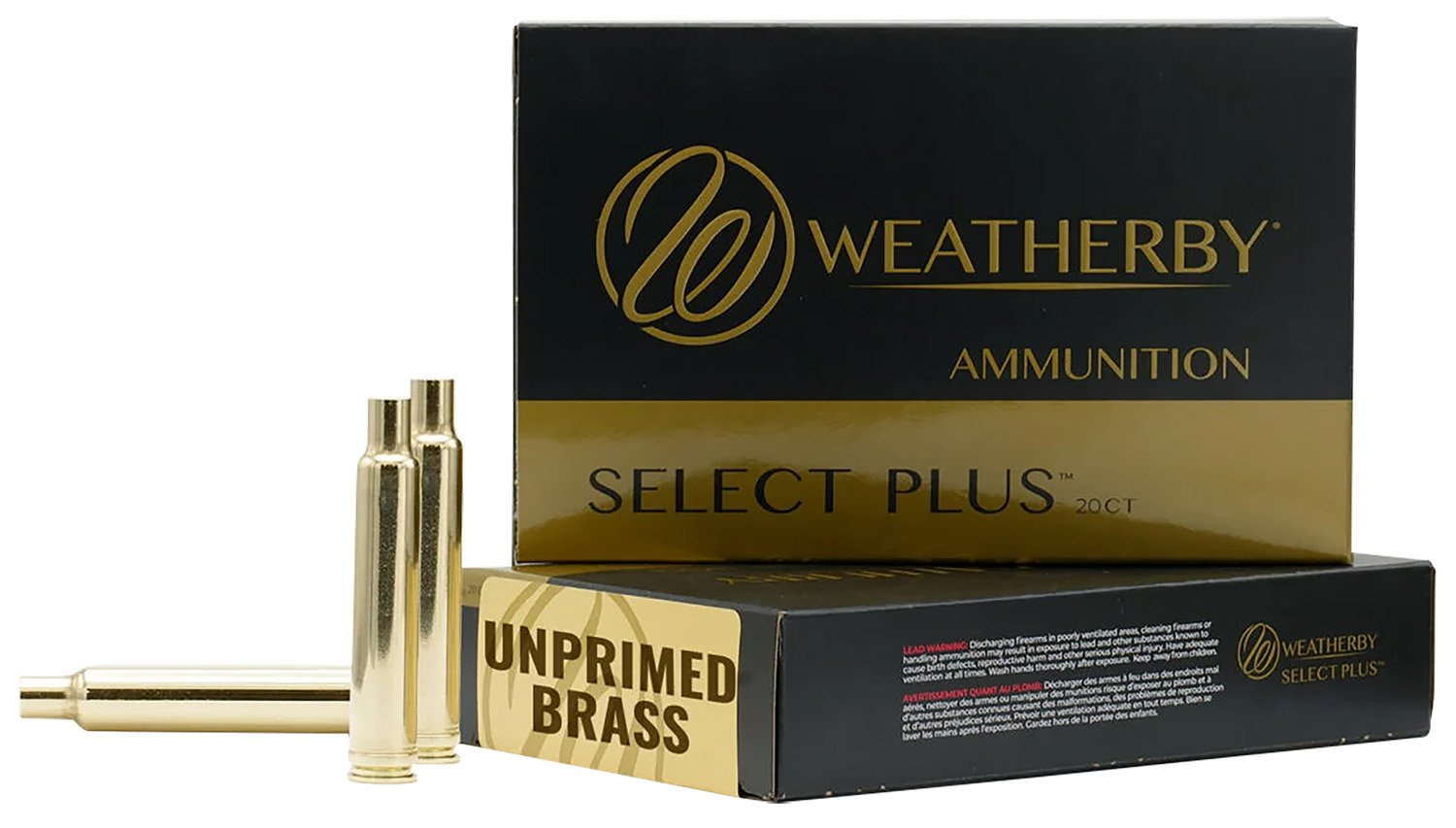 Weatherby BRASS303 Unprimed Cases 30-378WthbyMag Rifle Brass 20/Box