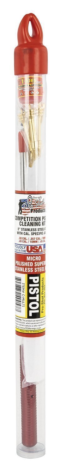 Pro-Shot CMULTI Competition Tube Kit .38/ .45 Cal Pistol/Reusable Tube w/Hang Cap Case