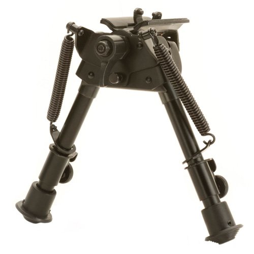 HEAVY DUTY ADJUSTABLE PIVOTING BI-POD, 6" - 9"