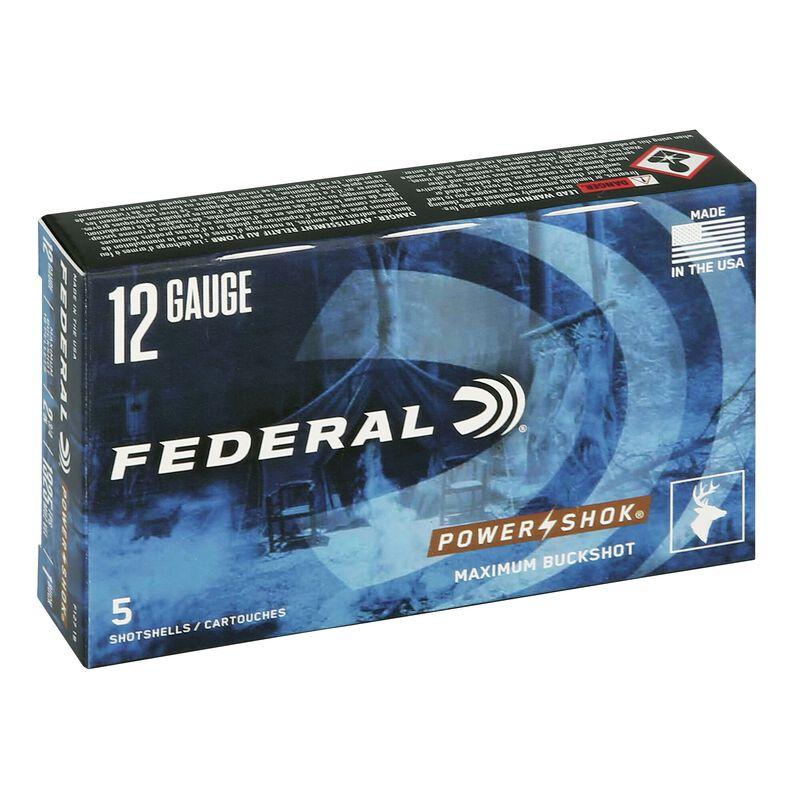 Federal Power-Shok Max Buck 12 Gauge 1 Buck 16-pellet buckshot ammunition
