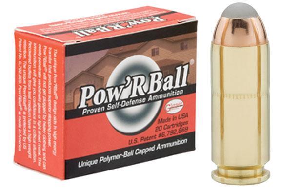 Cor-Bon Glaser Pow'RBall 10mm 135-grain JHP polymer tip ammunition 20/box