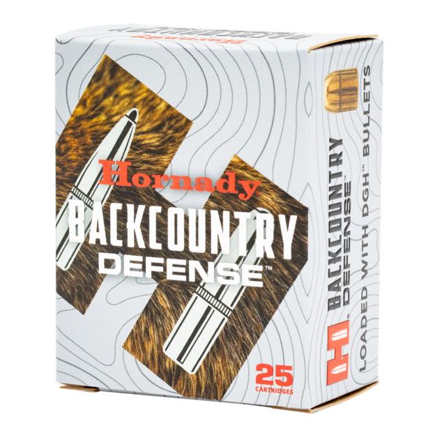 Hornady Backcountry Defense .500 S&W 500-grain DGH jacketed soft point ammunition