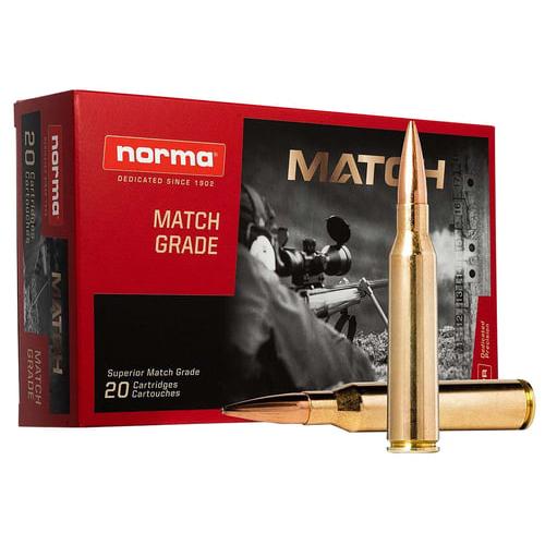 Norma Golden Target .338 Norma Magnum 300-grain match ammunition 20-round box
