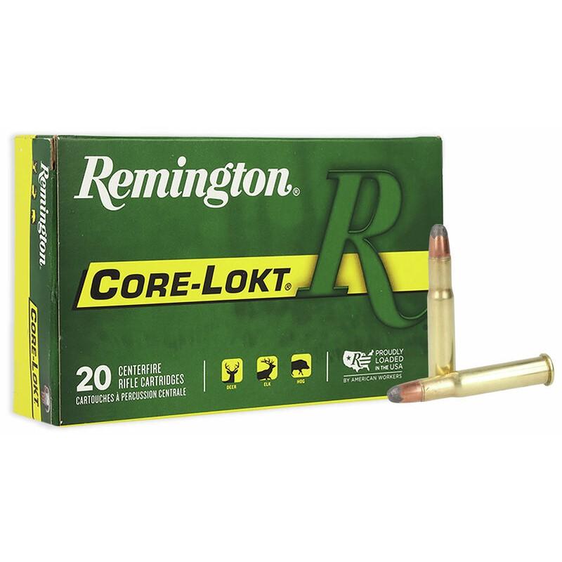 Remington Core-Lokt .32 Winchester Special 170-grain Core-Lokt soft point ammunition