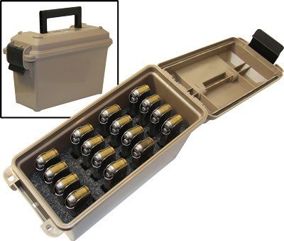 MTM TACTICAL MAGAZINE CAN - DARK EARTH HOLDS 16 1911 MAGS - Image 2