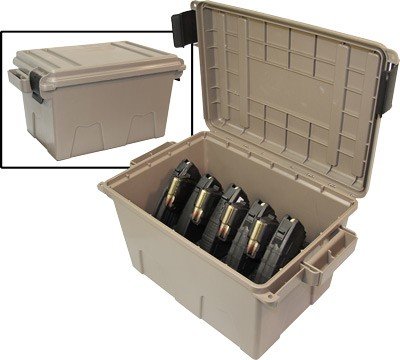 MTM TACTICAL MAGAZINE CAN - DARK EARTH HOLDS 9 AK-47 MAGS - Image 2