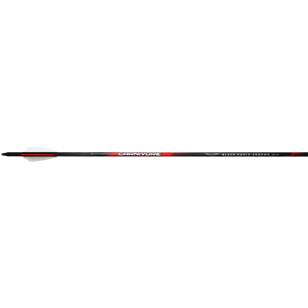 Black Eagle Carnivore Arrows .001 250 2.5 in. Shield Cut 6 pk.