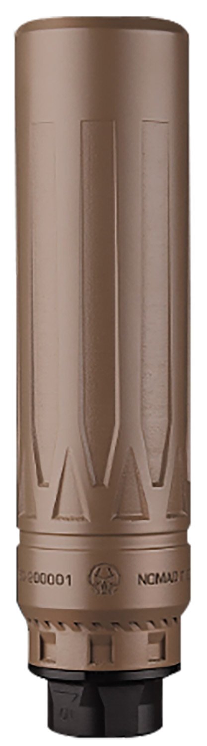 Dead Air Nomad-Ti XC 7.62mm FDE suppressor with Xeno adapter and DA124 Omni Brake