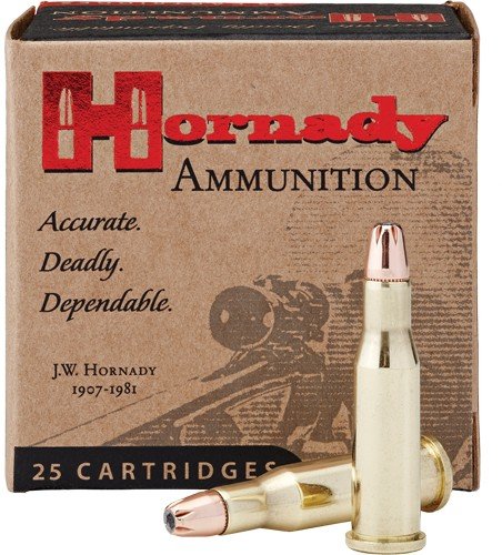 Hornady Custom .218 Bee 45-grain Hollow Point ammunition