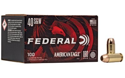 Federal American Eagle .40 S&W 180-grain FMJ ammunition
