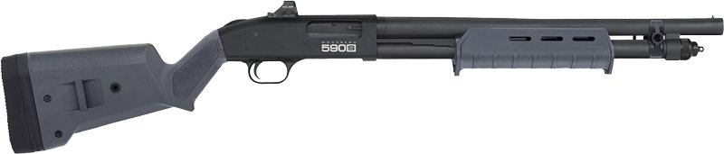 Mossberg 590S Magpul 12 Gauge 18.5in shotgun with Holosun HS407K