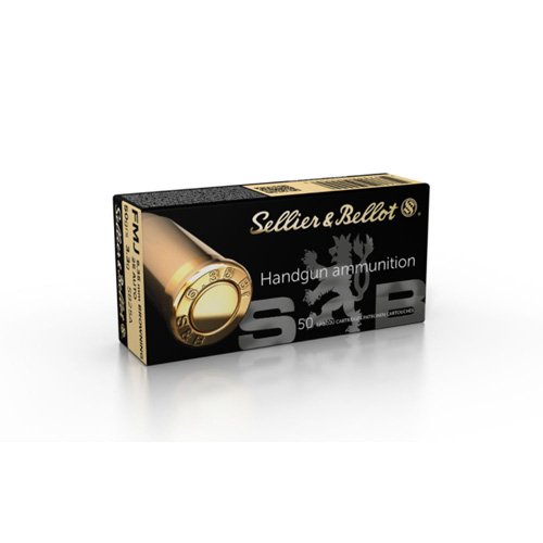Sellier & Bellot SB25A 25 ACP 50-grain FMJ ammunition 50rd box