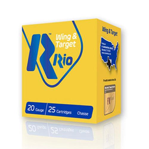 Rio Ammunition Wing & Target 20 Gauge 7/8 oz #8 shot shotshell