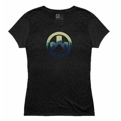 CASCADE ICON LOGO T-SHIRT CHARCOAL HEATHER 2X-LARGE