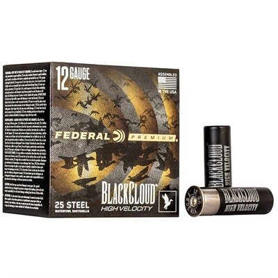 Federal Black Cloud FS Steel High Velocity 12 Gauge 3in 1-1/8oz #3 shot ammunition