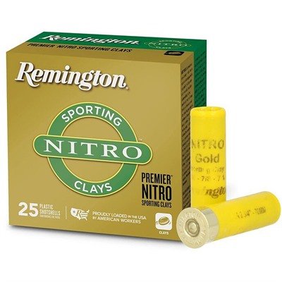 Remington Premier Nitro Sporting Clays 20 Gauge 2-3/4" 7/8 oz #7.5 lead shot ammunition