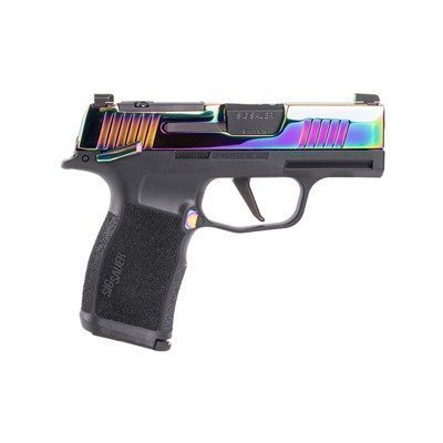 Sig Sauer P365X 9mm 3.1-inch rainbow slide concealed carry pistol