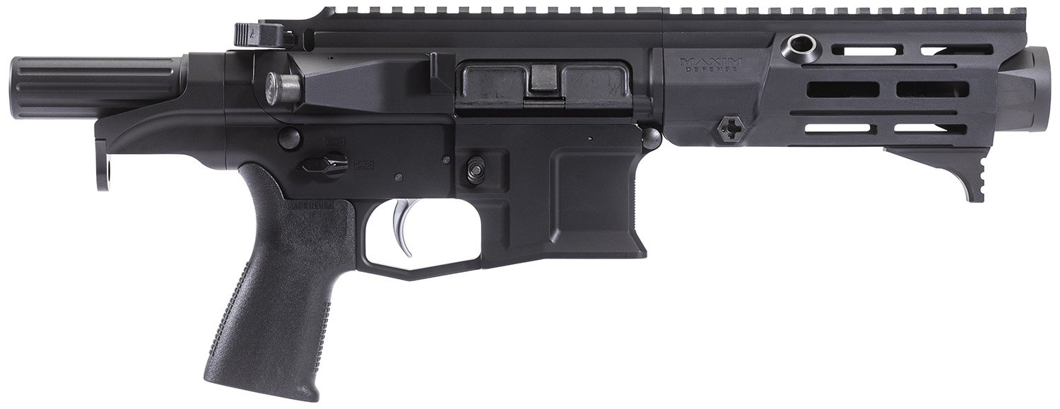 Maxim Defense MXM50803 PDX 505-SPS 5.56x45mm NATO Caliber with 5.50" Barrel, 20+1 Capacity, Black Metal Finish, Black Polymer Grip